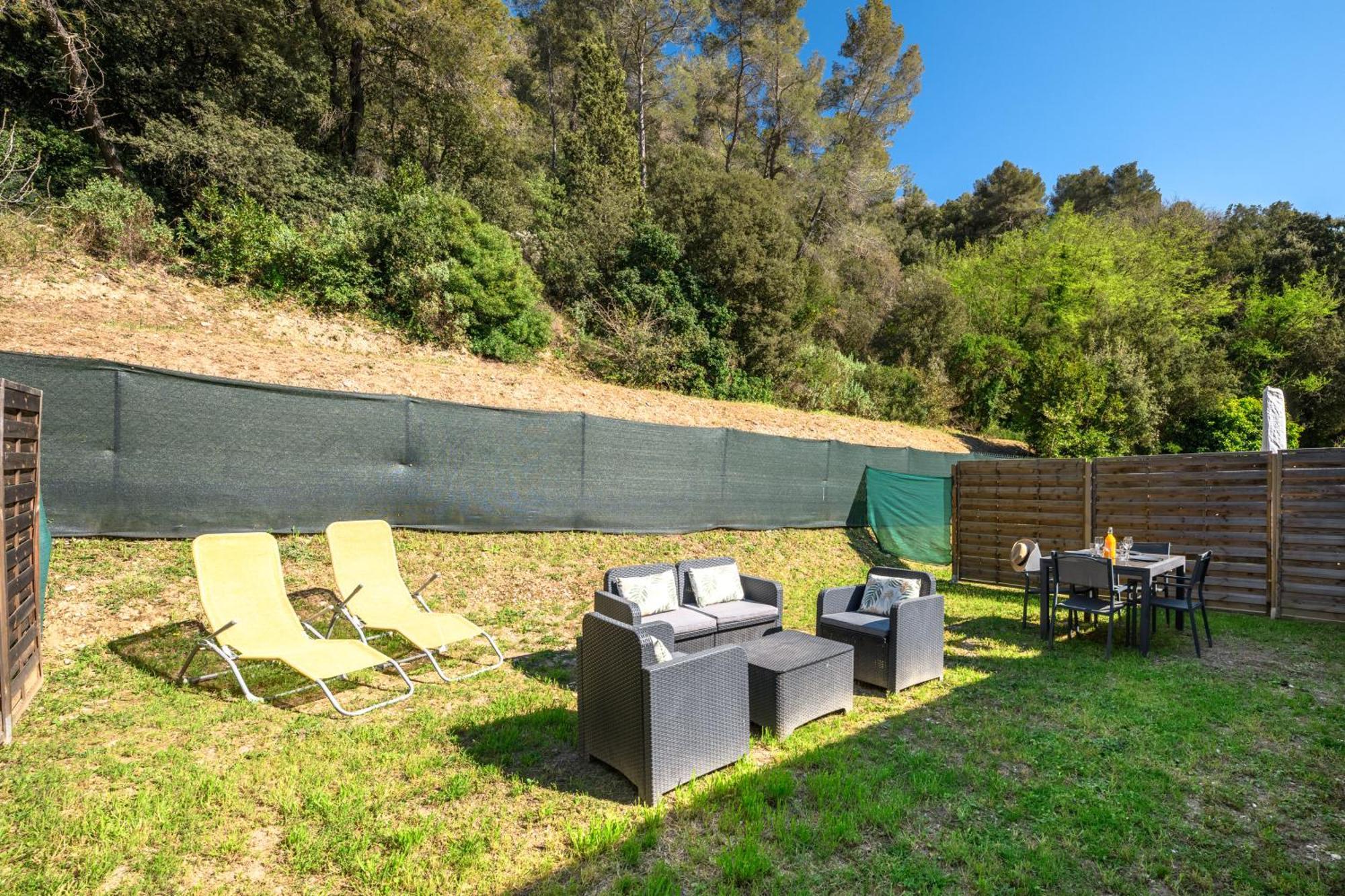 Cosy & Chill Appartements - 10 Min De La Mer - Jardin, Netflix, Terrasse, Fibre & Parking Cagnes-sur-Mer Ngoại thất bức ảnh